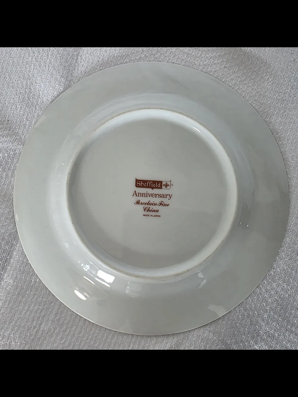 Sheffield Fine China plate in the 
